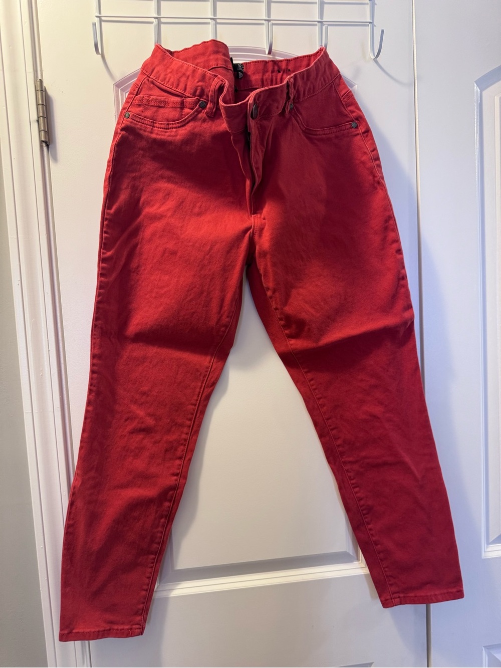 1822 Denim High-Rise Red Jeans